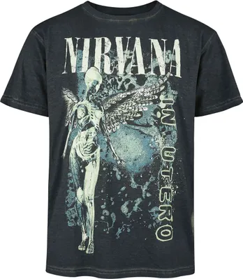 Produktbild von Nirvana T-Shirt Herren In Utero Vertical schwarz L