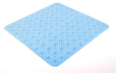 Immagine prodotto di Tappetino da doccia antiscivolo Gedy Solid 53x53 cm trasparente/blu