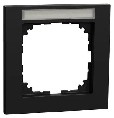 Produktbild von Merten Rahmen 1fach sw matt Beschriftungsträger MEG4011-3603 (MEG4011-3603)