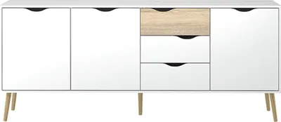 Zdjęcie produktu dla Kondela Komoda Oslo 75454 - dąb sonoma / biały