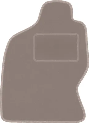Produktbild von Fahrerfußmatte Velours beige passend für Ford Maverick MK1 (1994-2003, 0) – mit Befestigungen – passgenau
