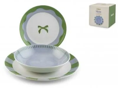 Immagine prodotto di H&H Servizio Tavola 18 Pezzi Minty in porcellana