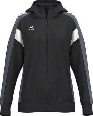Produktbild von Erima Celebrate 125 Trainingsjacke mit Kapuze Schwarz/Schiefergrau - 38