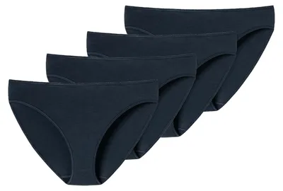 Produktbild von SCHIESSER Damen Tai-Slip 4-Pack Uncover by SCHIESSER - dunkelblau - Größe 3XL