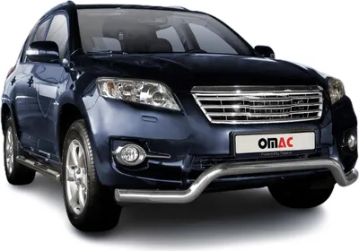 Image de Pare-Buffle Avant Pour Toyota RAV4 2010-2013 en Acier Inoxy Argent