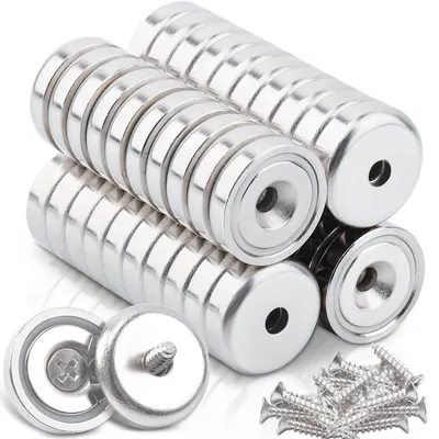 Obrázok produktu pre 40 kusov neodymových magnetov, extra silných, s nosnosťou až 10 kg