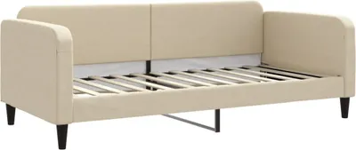 Produktbild von vidaXL Tagesbett Creme 90x200 cm Stoff