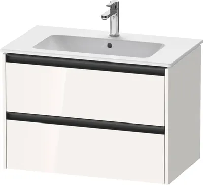 Produktbild von Duravit Ketho.2 Wastafelonderkast 81x48x55 cm Hoogglans Wit