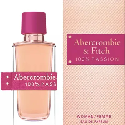 Produktbild von Abercrombie & Fitch 100% Passion Eau de Parfum für Damen 100 ml