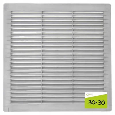 Produktbild von airRoxy Lüftungsgitter 30x30 cm Grau für Wand