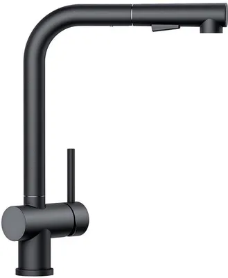 Imagen del producto de Grifo de cocina Unyqoos® con ducha extractable, giratorio 360°, función de pulverización/llenado de 2 niveles, monomando, acero inoxidable sin plomo, válvula resistente hasta 5 millones de ciclos