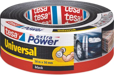 Produktbild von tesa Panzertape schwarz Isolierband Gewebeband Panzerband Abklebeband Gaffa Tape