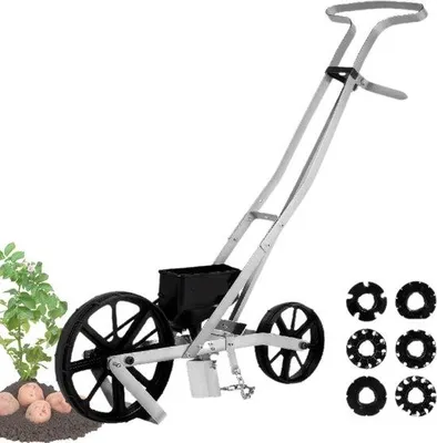 Productafbeelding van Famanu zaaimachine: veelzijdig - geschikt voor het strooien van graszaad en meststoffen