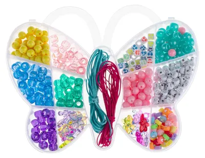 Produktbild von GLOREX Perlen Set Schmetterlinge 510 Teile