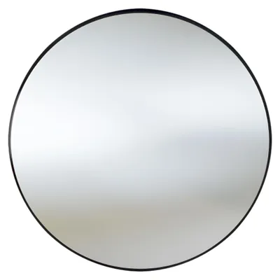 LAVITA Badspiegel Chloris Black 60 cm, rund, Wandmontage – Produktansicht