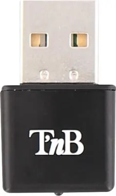 Zdjęcie produktu dla T'nB ADWF300N, Bezprzewodowy, USB, WLAN, Wi-Fi 4 (802.11n), 300 Mbit/s, Czarny