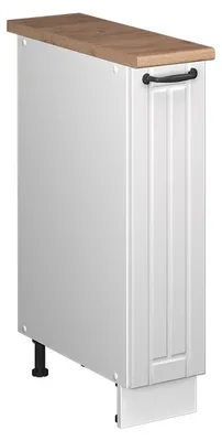 Immagine prodotto di Armadio cucina dispensa alto Vicco Fame-Line Bianco rustico/Bianco 20 cm, PL Rovere, Model 62085