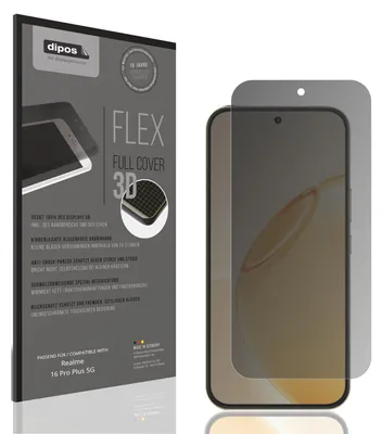 Produktbild von Full Cover Privacy Blickschutzfolie für Realme 16 Pro Plus 5G Folie Anti-Shock