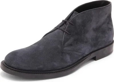 Produktbild von 9210AQ polacchino uomo TOD'S man suede shoes blue