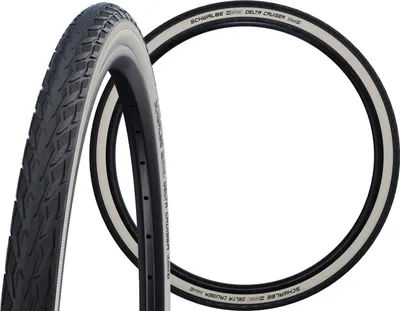 Produktbild von Schwalbe Reifen Delta Cruiser Plus Active 28-622 28x1.10 PunctureGuard HS431 GreenCompound Weißwand