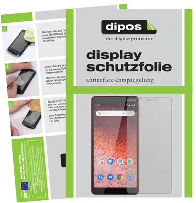 Produktbild von 6x Schutzfolie für Nokia 1 Plus matt Displayschutzfolie Folie Display Schutz