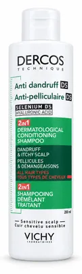 Produktbild von Vichy Dercos Anti-Dandruff 2in1 Dermatological Conditioning Shampoo 200 ml