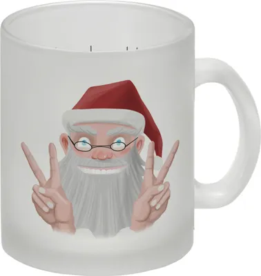 Produktbild von Chill es ist Weihnachten Kaffeetasse mit lustigem Weihnachtsmann
