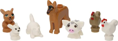 Produktbild von 7 LEGO Bauernhof Tiere