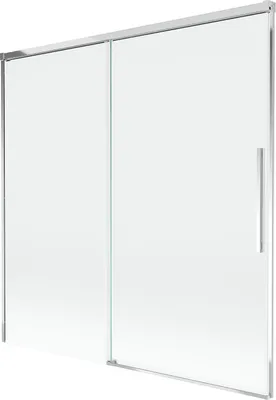 Immagine prodotto di Mexen Rox paratia vasca da bagno 2-ante scorrevole 160 x 150 cm, trasparente, cromo - 8C9-160-001-01-00