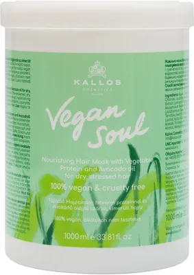 Zdjęcie produktu dla Vegan Soul Maska do włosów odżywcza dla kobiet 1000 - Kallos Cosmetics