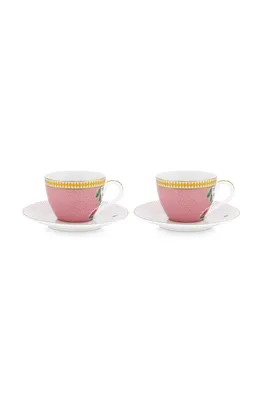 Produktbild von PIP STUDIO La Majorelle Pink Espressotasse m Untere Set2