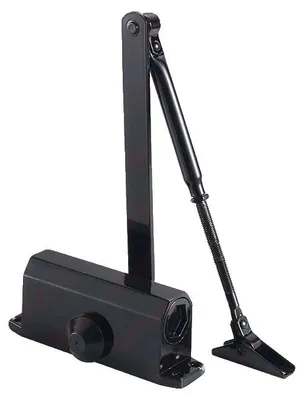 Obrázek produktu pro Automatický doraz dveří, pro těžké dveře, s nastavitelnou rychlostí, černý