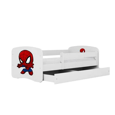 Produktbild von Kocot Kids Kinderbett Babydreams Spiderman mit Schublade 180x80 cm ohne Matratze in weiß