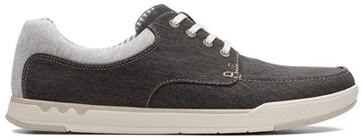 Produktbild von Clarks Step Isle Lace Herren Halbschuhe schwarz Textil leicht 40