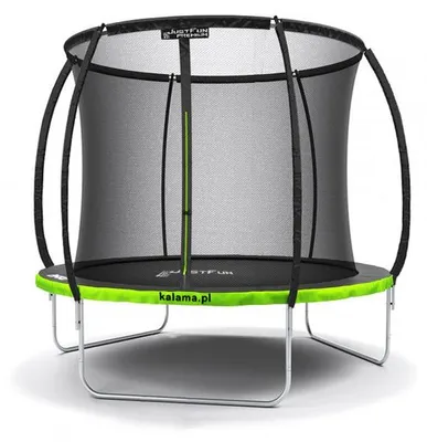 Immagine prodotto di Trampolino da 244 cm - Trampolino da esterno con rete di sicurezza e struttura robusta, adatto a bambini e adulti