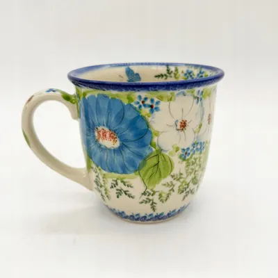 Produktbild von Becher Handgefertigte Bunzlauer Keramik Tasse Becher 400 ml UNIKAT