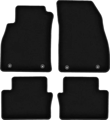 Immagine prodotto di Tappetini in velluto per Opel Insignia A (2008-2017, berlina, station wagon, grand tourer, liftback) neri, set 4 pz, con fissaggi