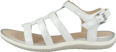 Produktbild von Geox SAND.VEGA Damen Sandalette - Riemchen Sandalen grau Elegant NEU