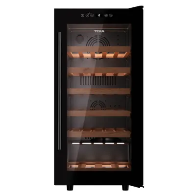 Produktbild von Teka RVF 10032 GBK, Thermoelektrische Weinkühler, Freistehend, 32 Flasche(n), 80 W, F, Schwarz