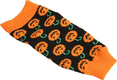 Image de Pull d'Halloween pour chien Multi Pumpkin Smiley Face Dog Winter Clothes for Pet Halloween Supplies XS