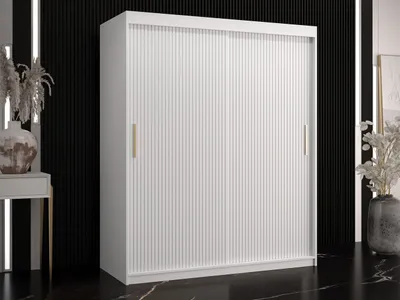 Obrázok produktu pre Šatníková skriňa 150 cm LONZO 1 - biela