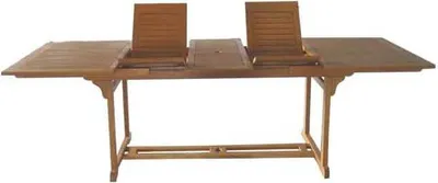 Produktbild von Gartentisch Auszugstisch Tisch Liberia 180-260x110 cm natur