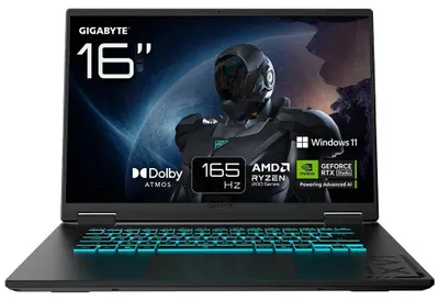 Immagine prodotto di GIGABYTE Gigabyte GAMING A16 3VH-K3EE893SH | 16 " | FHD+ | AMD Ryzen 7 | 260 | 16 GB | Solid-state drive capacity 512 GB | NVIDIA GeForce RTX 5060 | GDDR7 | 8 GB | Windows 11 Home | Keyboard language English | Keyboard backlit | Warranty 24 month(s)