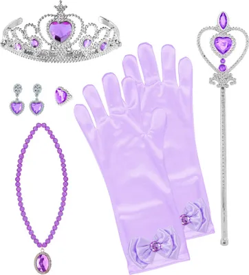 Produktbild von Prinzessinnen Set 6-teilig violett