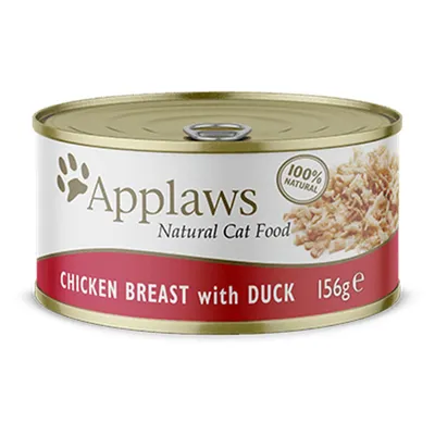 Produktbild von Applaws Chicken Breast with Duck, Adult, Huhn, Ente, 156 g