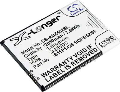 Produktbild von TECHTEK Akku Kompatibel mit [Asus] X009DB, ZB452KG, ZenFone Go 4.5, ZenFone Go ZB450KL, ZenFone Go ZB452KG Ersetzt 0B200-01910000, für 0B200-0191020