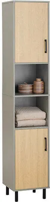 Produktbild von Famanu Badezimmerkasten elegante Aufbewahrungslösung - 31,5 cm x 162,5 cm x 31,5 cm