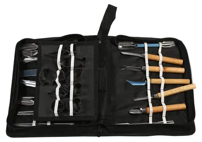 46-tlg. Obst- und Gemüseschneide-Set, tragbares Schnitzmesser