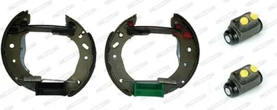 Produktbild von FERODO Bremsensatz Trommelbremse Hinten für FORD Fiesta Mk4 Schrägheck (JAS, JBS) FMK331