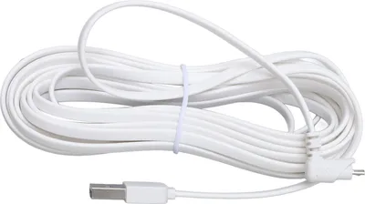 Zdjęcie produktu dla Kabel przedłużający zasilanie, kabel zabezpieczający do kamery bezpieczeństwa, kabel USB z PVC zapobiegający skręcaniu, designerski kabel ładujący do Pro, Pro 2, Go Light Smart Home Security
